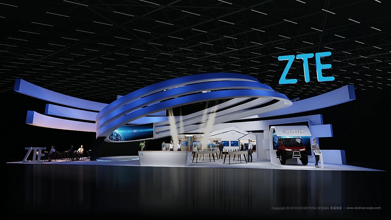 中興科技展臺設計搭建案例分析