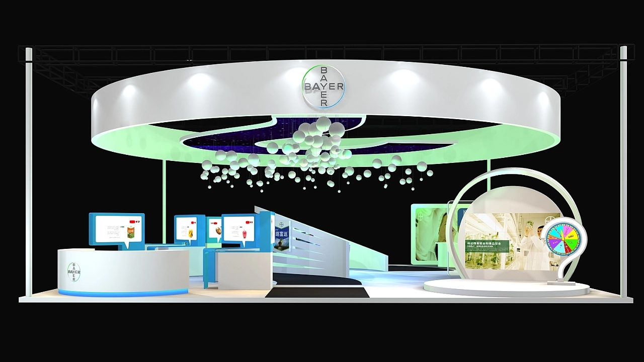 拜耳廣交會國際展臺設計搭建案例分析